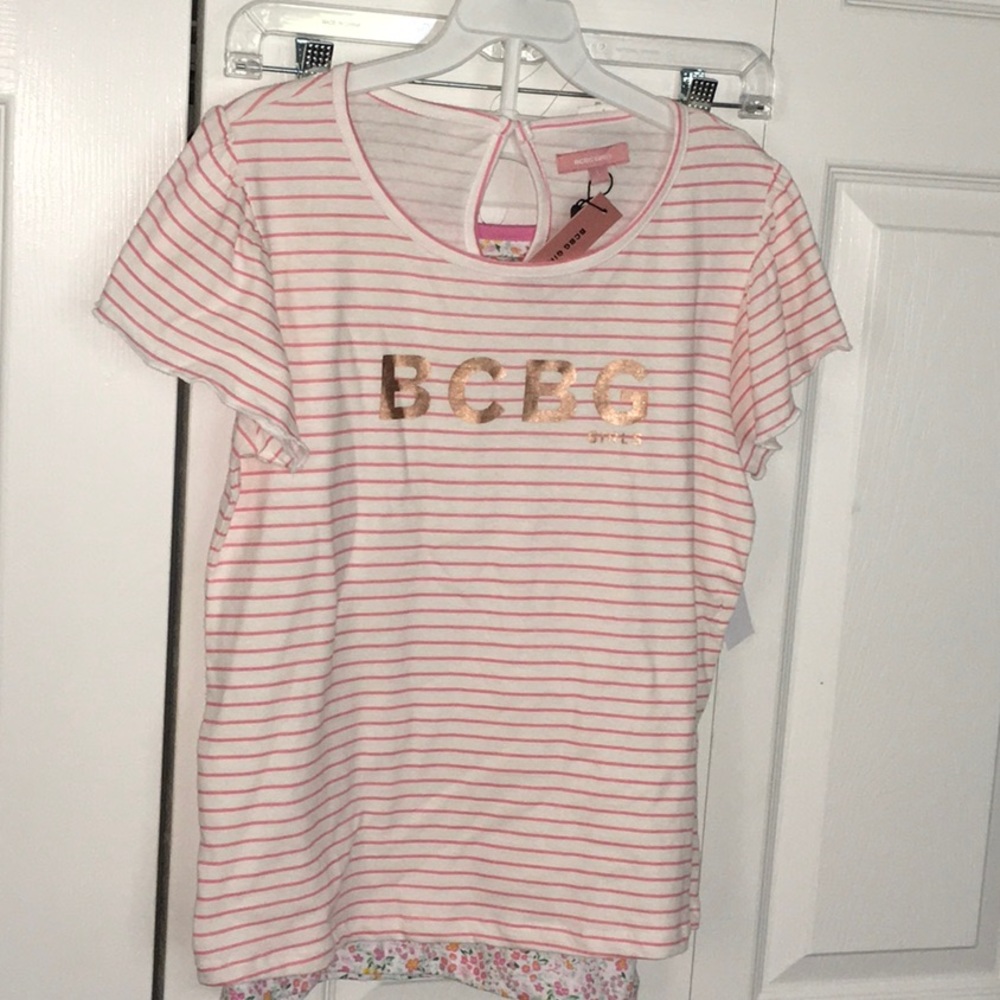 BCBG two piece top set